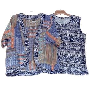 Salon Studio Two Pieces Printed Set Size MP